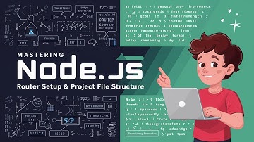 Mastering Node.js: Router Setup & Project File Structure @NodeStack
