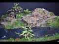 King Tiger  Diorama 1 35 The effect of water  resin Art From Start to Finish  1080p HD