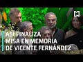 Muerte de Vicente Fernández | Termina misa de cuerpo presente de Vicente Fernández - Las Noticias