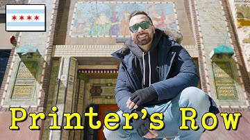 PRINTERS ROW, CHICAGO - Neighborhood Tour & Travel Vlog // Downtown South Loop Travel Vlog