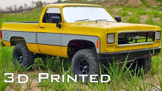 3D printed Chevy Blazer k5 for SCX10 Chassis Part 4/ How to 3d print rc car body/ Painting rc body