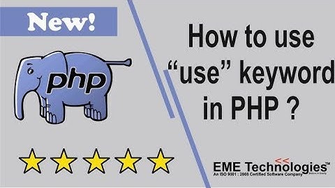 How to use "use" keyword in PHP