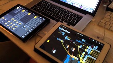 Elastic Drums & zMors Modular & Ableton Live synced via Midimux