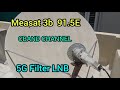 Measat 3b 3d 91 5E Satellite Tracking Cband Channel In 6feet Offset Dish