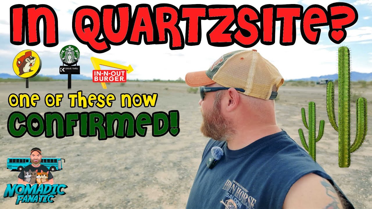 IT'S CONFIRMED! Quartzsite, Arizona is already Building ~ Opening Date Set