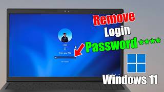 How to remove laptop password from Windows 11