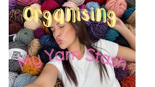 I Finally Organised My Ridiculous Yarn Stash 🧶✨ | crochet and knitting room reset