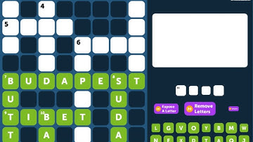 Crossword Quiz THE WORLD Level 4 - Walkthrough