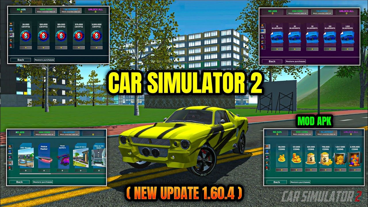 Car Simulator 2 new update v1.60.4 mod apk 🤑💵 | Unlimited Money | Unlimited Gold | Unlock All Cars