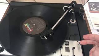 DUAL 1228 Turntable - function demo + record playing