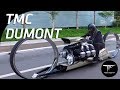 MOTO COM MOTOR DE AVIÃO - TMC Dumont na rua