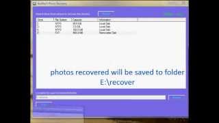 Photo recovery software to recover deleted or formatted photos in Windows 8