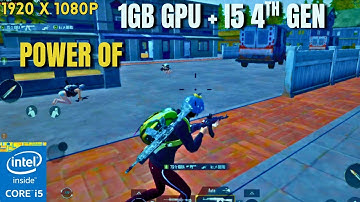 PUBG Mobile on Core i5 4th Gen + 1GB GPU | Gameloop Test & Gameplay 2025 🔥