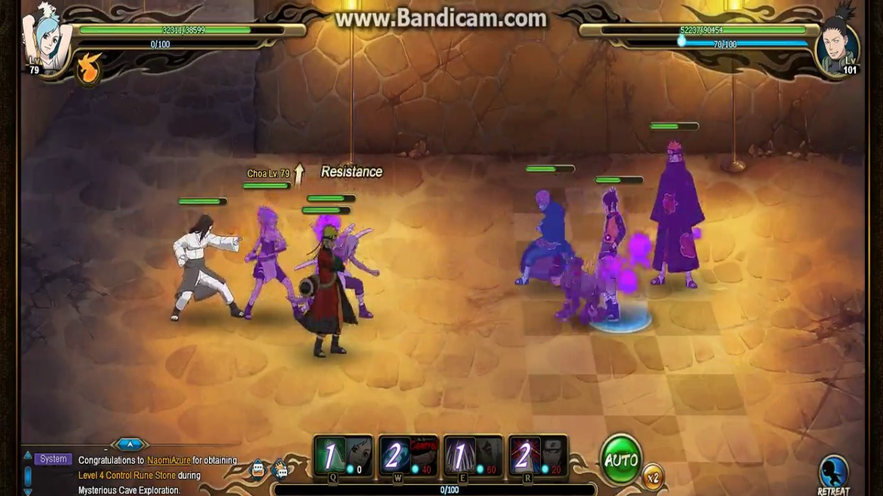 Naruto Online: Ninja Exam Lv 104 | Water Main (Azure Fang) w/Naruto Sage