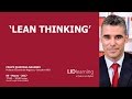 Webinar "Lean Thinking" - Felipe Quintana - LIDlearning