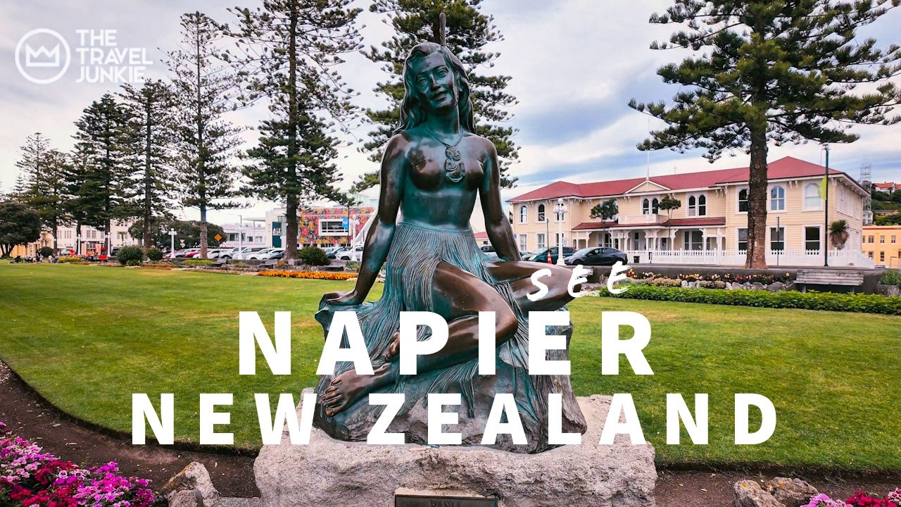 SEE NAPIER | NEW ZEALAND WALKING TOUR | NORTH ISLAND ROADTRIP 4K