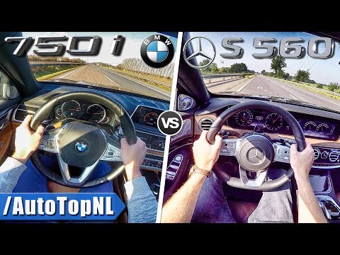 BMW 7 SERIES Vs MERCEDES S CLASS 750i Vs S560 ACCELERATION & TOP SPEED POV By AutoTopNL