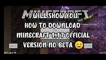 HOW TO DOWNLOAD MINECRAFT CAVES AND CLIFF 1.17 ON ANDROID NO BETA VERSION
