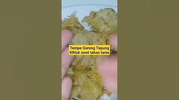 Thumbnail of TEMPE GORENG TEPUNG SUPER RENYAH AWET TAHAN LAMA...‼️