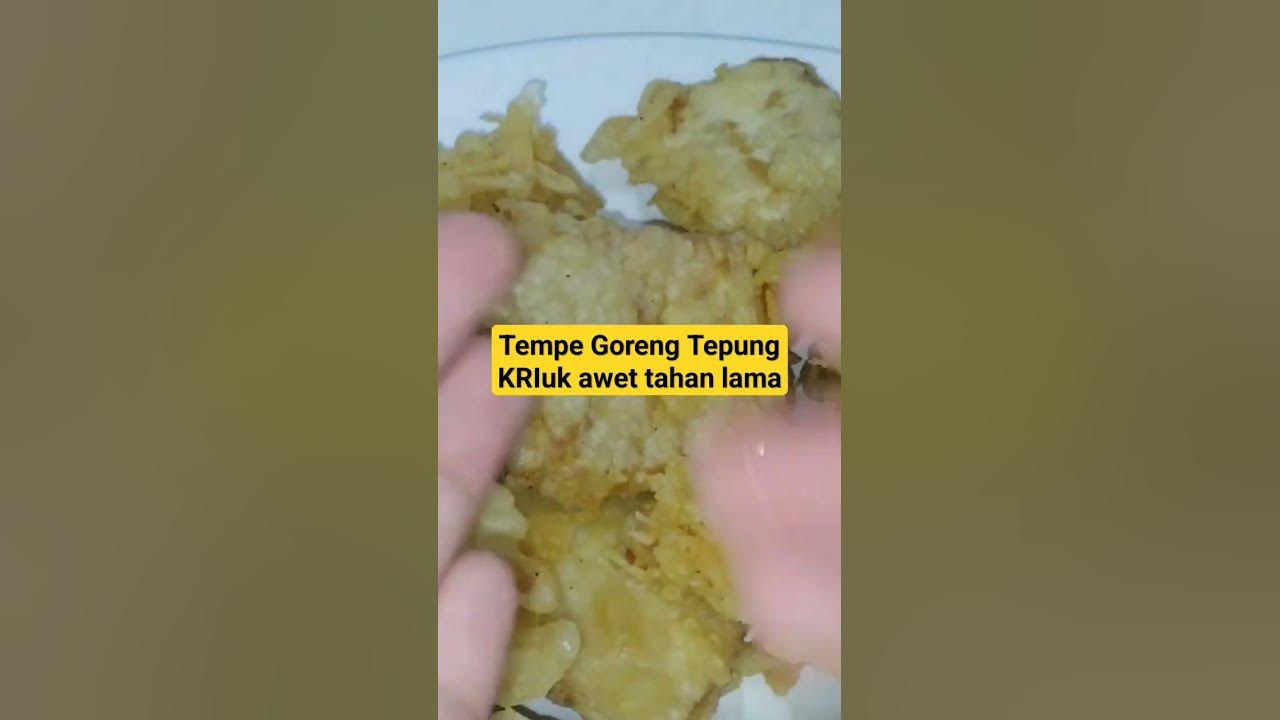 TEMPE GORENG TEPUNG SUPER RENYAH AWET TAHAN LAMA...‼️ TEMPE GORENG TEPUNG SUPER RENYAH AWET TAHAN LAMA...‼️