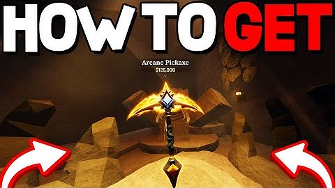 How To GET ARCANE PICKAXE in The Forge! Roblox