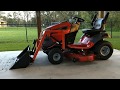 Home made lawn mower bucket loader