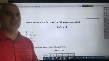 Algebra 1  SOL Review 2023