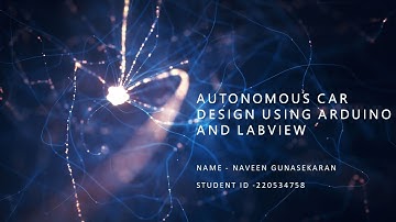 Autonomous car Sim using Tinkercad and LabVIEW| Mobile Robotics |