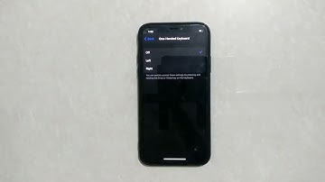 How To Disable One Handed Keyboard On iPhone Keyboard settings