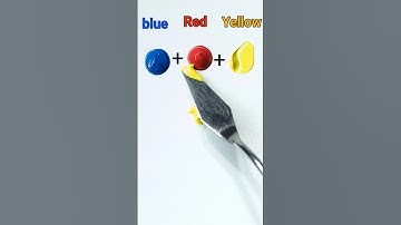 How to make rust from just primary colors #colormixing #paintmixing#howtomixcolors