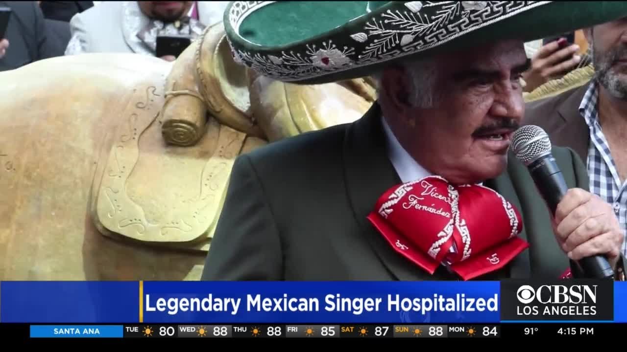 Legendary Mexican Singer Vicente Fernandez In Critical Condition ...