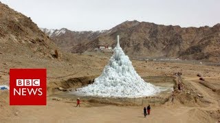 Can ice stupas solve the water crisis in the Himalayan Desert?  - BBC News