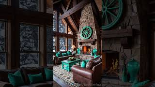 Winter's Warmth: A Rustic Mountain Sanctuary
