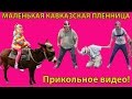 ПАРК АТТРАКЦИОНОВ покатались на ослике МАЛЕНЬКАЯ КАВКАЗСКАЯ ПЛЕННИЦА веселое видео для детей