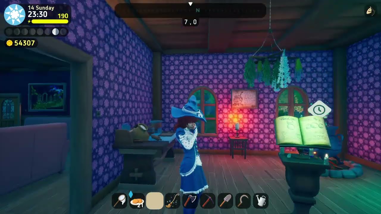 The Witch of Fern Island : House tour, open gate and astra egg(incubator)#2