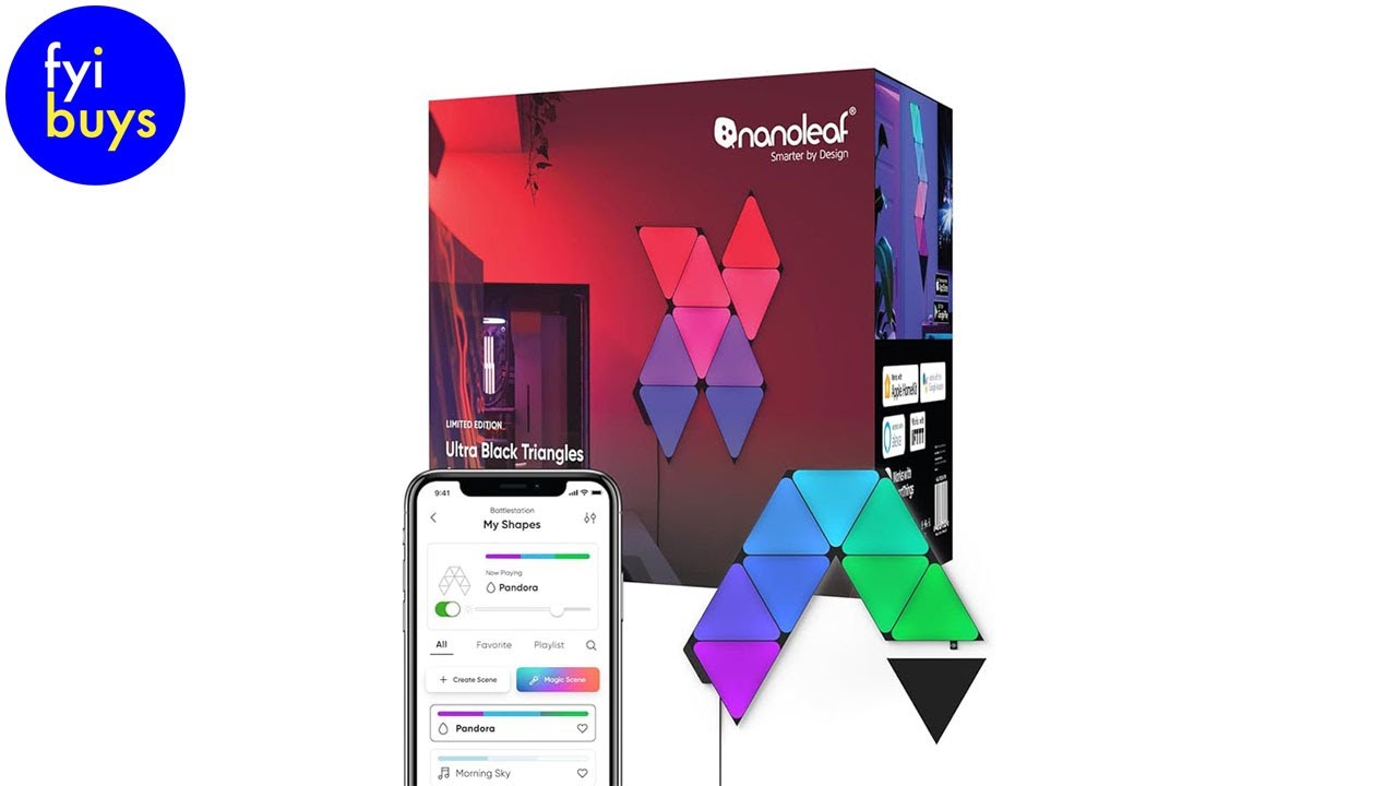 Nanoleaf Shapes Smart Lighting - Review & Blog - YouTube