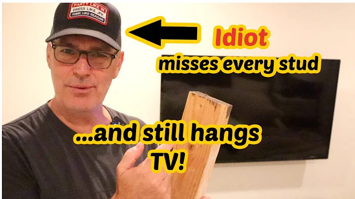 No Stud TV Mount diy Install