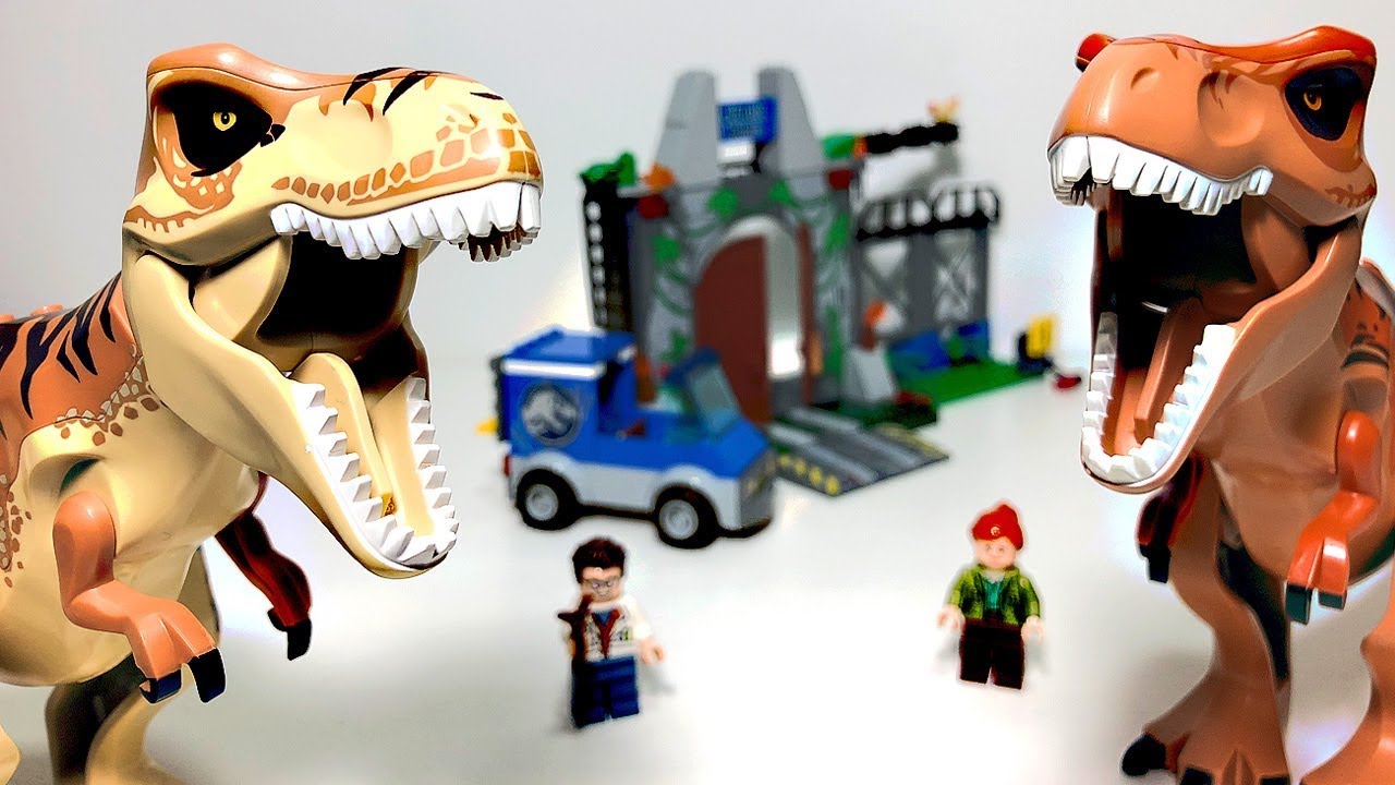 t rex breakout lego set