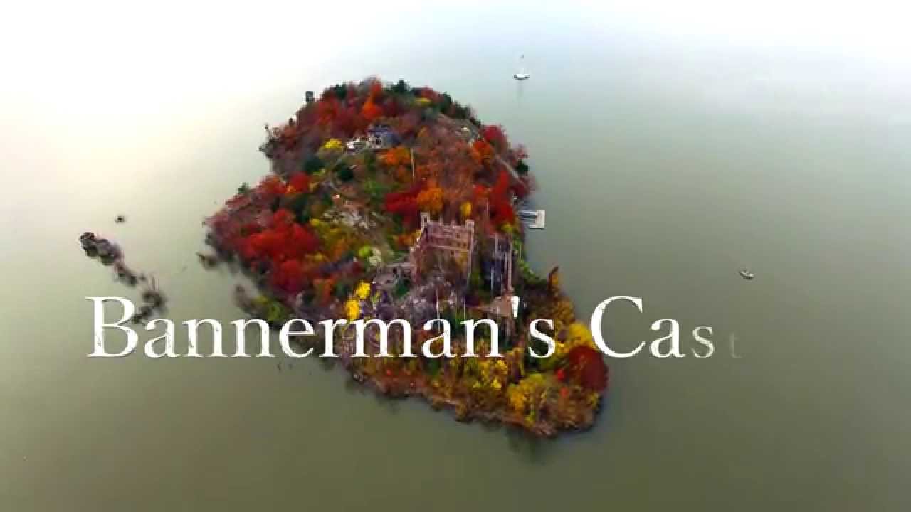 Bannerman S Castle Pollepel Island Via Drone Youtube