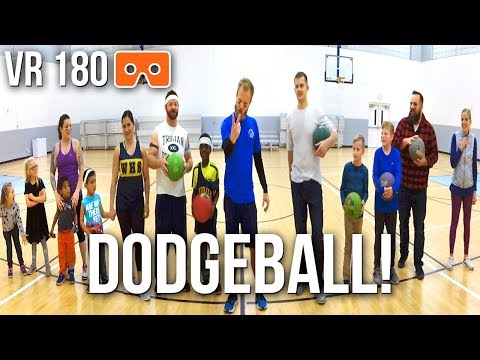 FAMILY DODGEBALL in Virtual Reality 180!!!