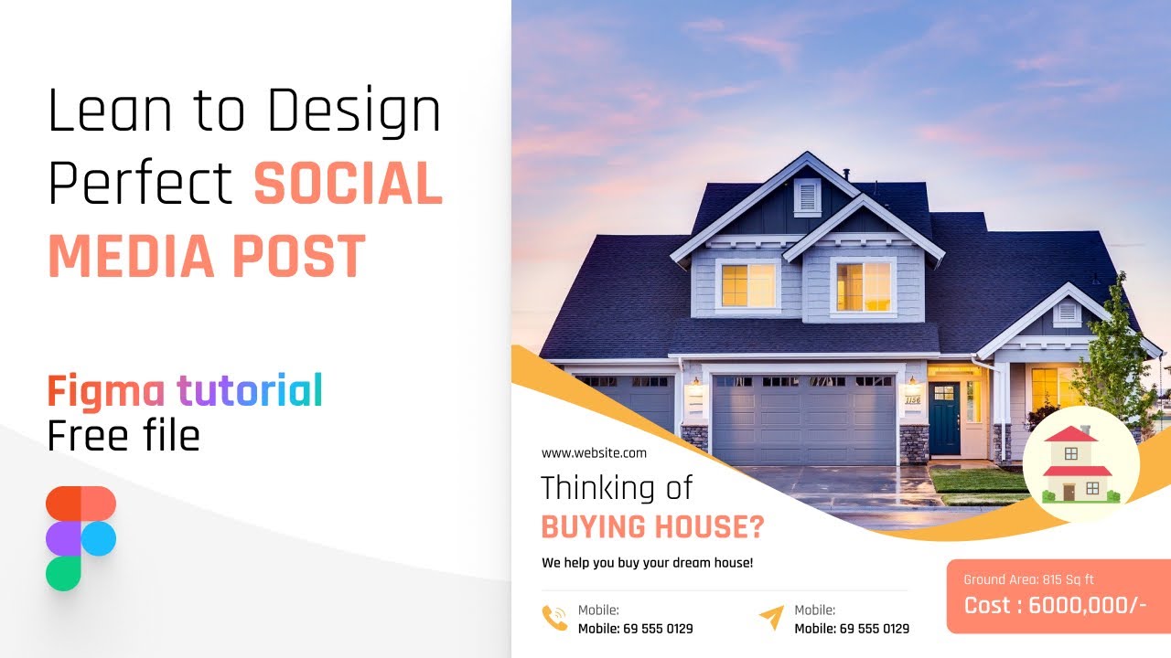 How to Design Perfect Social Media Post | Free File - YouTube