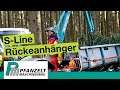 Kompakter Rückewagen für den Waldbauern mit hubstarkem Forstkran und Auflaufbremse | S-line S6