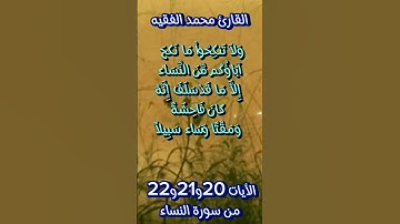 من سورة النساء #محمد_الفقيه ##quran #foryou #اكسبلور #quran_karim_قران_الكريم #صباح_الخير #viral