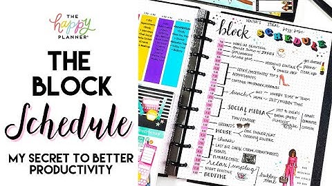 BLOCK SCHEDULE| A Life-Changing Productivity Hack for Entrepeneurs|My Ideal Breakdown