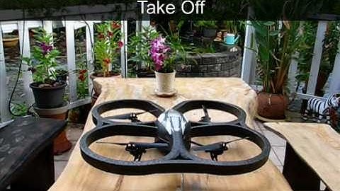 RC Controlled Parrot Ar.Drone - Take off procedure