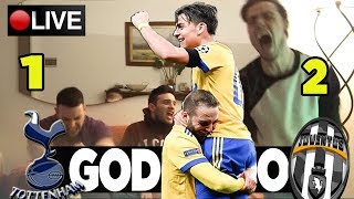 SVENUTO... TOTTENHAM JUVENTUS 1-2| REAZIONE *PAZZA* TIFOSI JUVENTINI