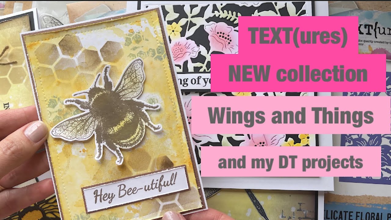 Wings and Things NEW collection from Text(ures) by LouCollins YouTube