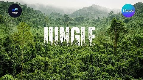Jungle Text Effect Editing in Canva | Create Stunning Nature-Inspired Typography