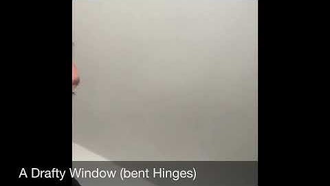 UPVC Window Hinge Repair, solves drafty window issue for Tenants