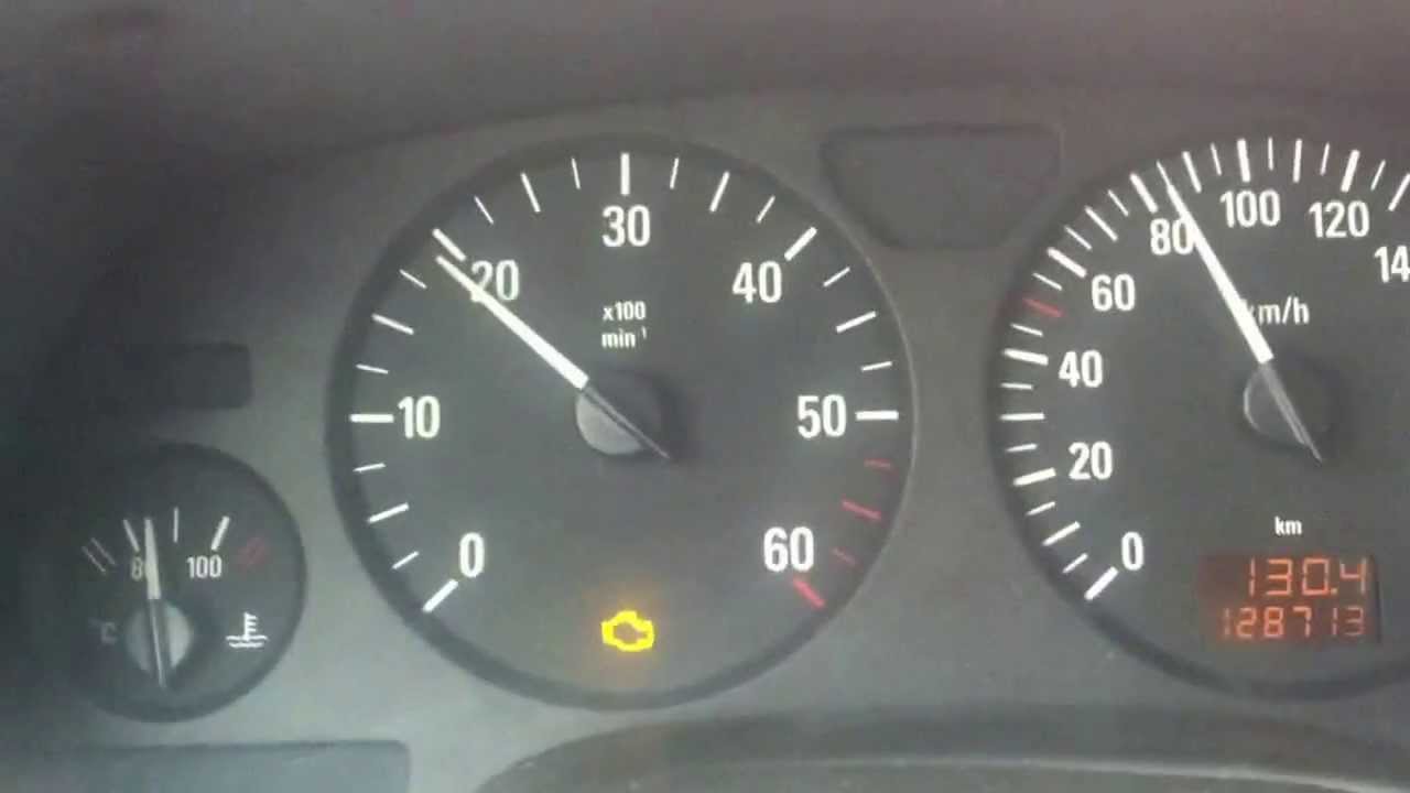 Opel astra G Voyant moteur orange allumé - Orange engine light on ...